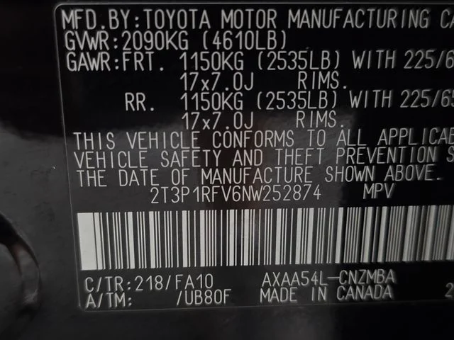 Used 2022 Midnight Black Metallic Toyota XLE image 10