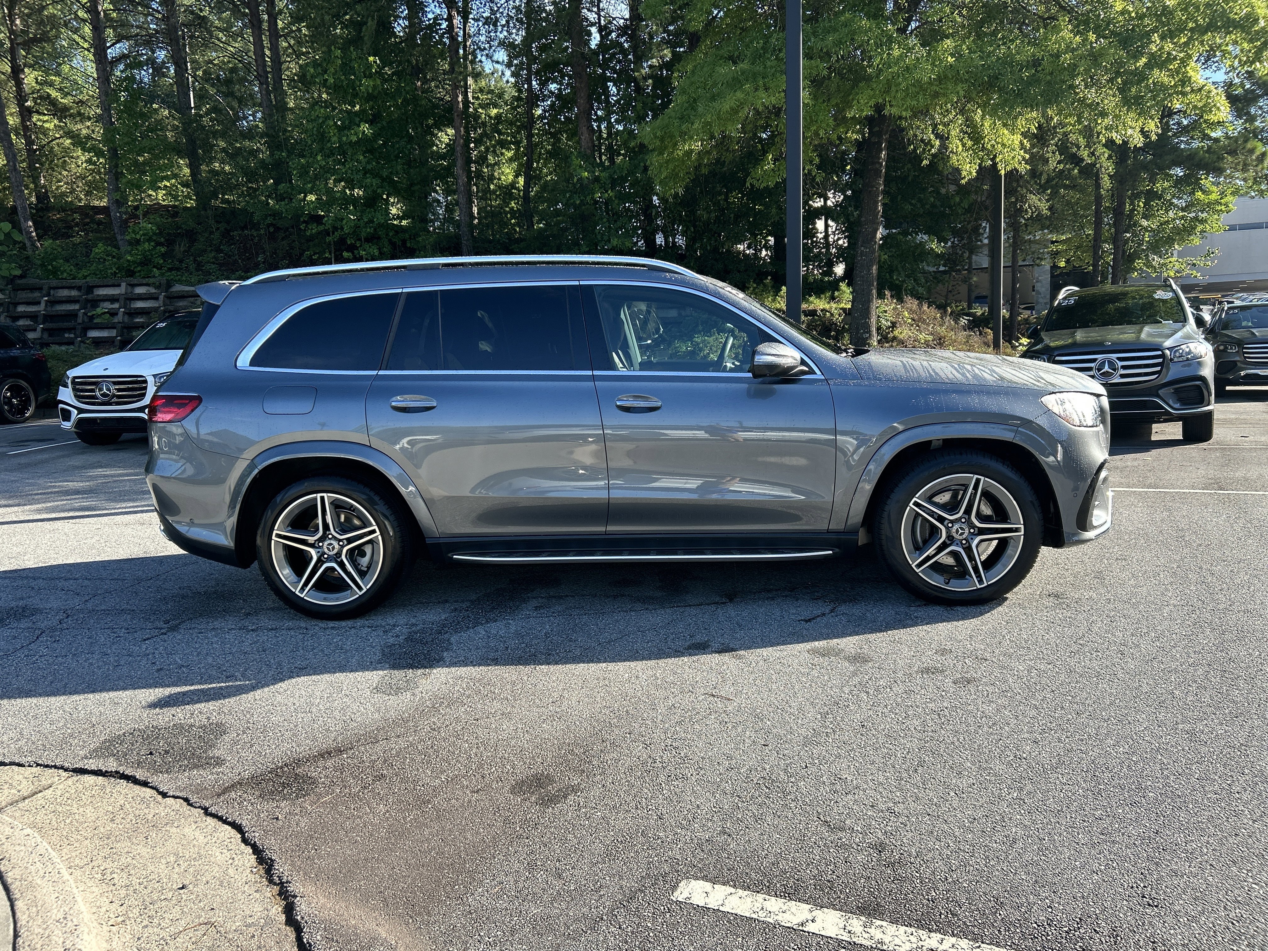 Certified Used 2025 Selenite Grey Metallic Mercedes-Benz GLS 450 4MATIC® SUV image 5