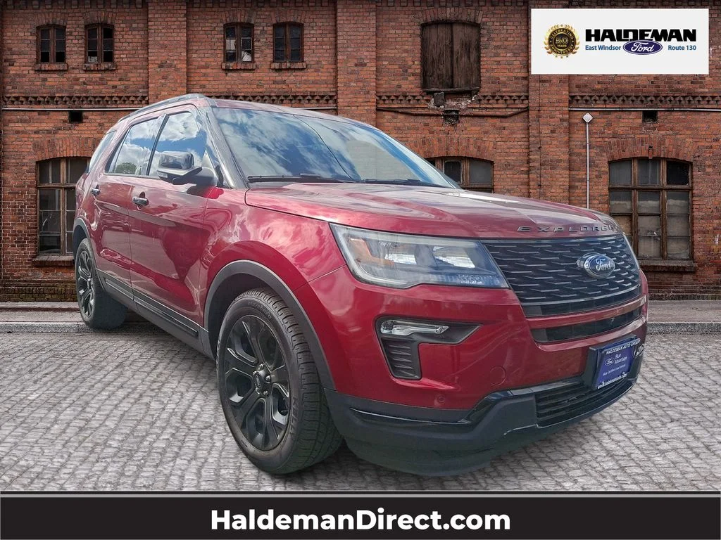 Used 2019 Ford Explorer Sport with VIN 1FM5K8GT0KGA26411 for sale in Lawrence Township, NJ