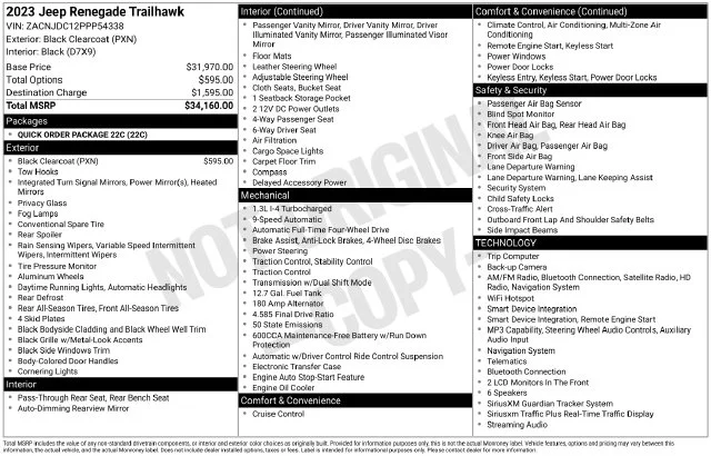 Used 2023 Black Jeep Trailhawk image 28