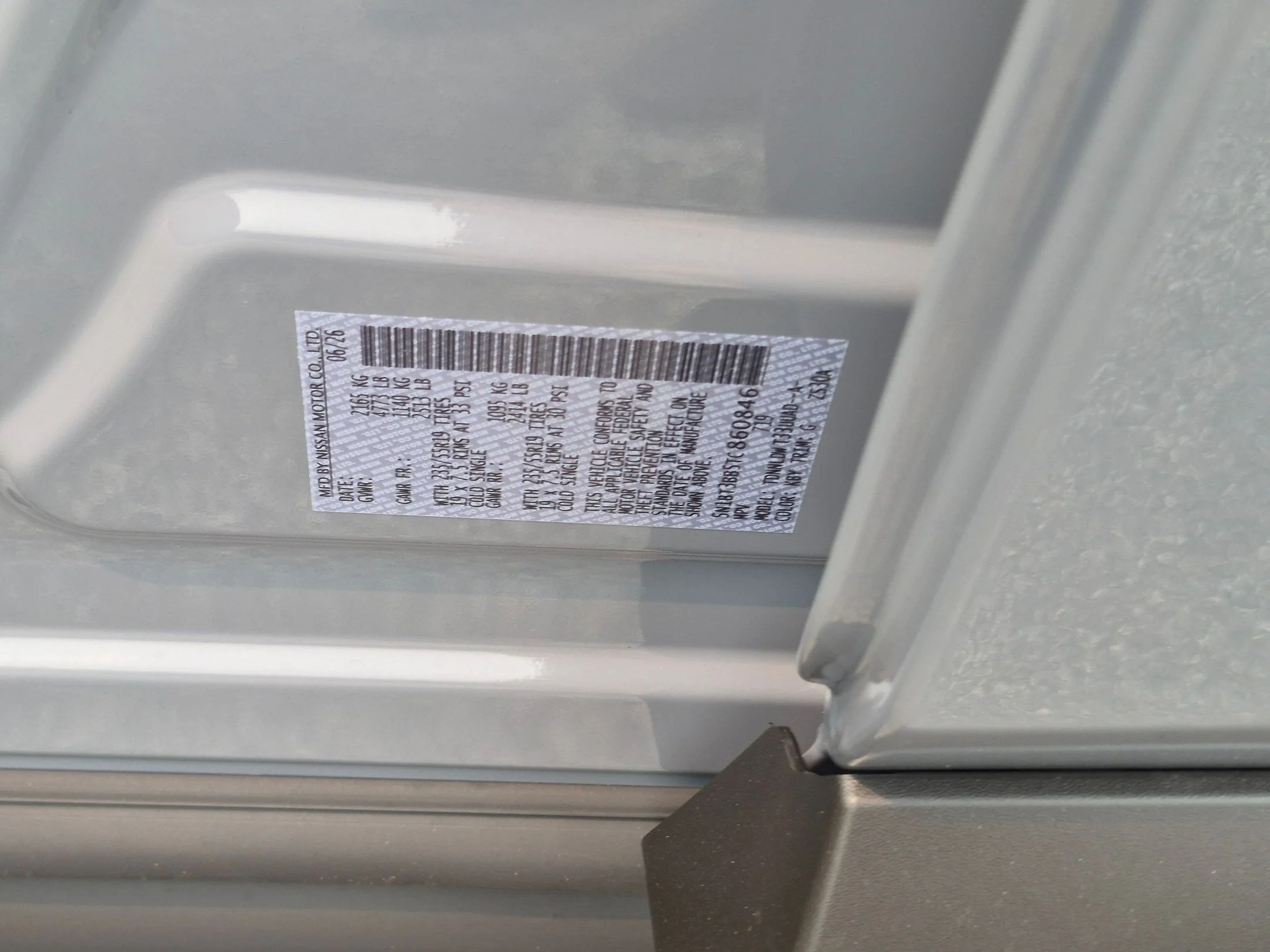 New 2026 Boulder Gray Nissan Dark Armor image 16