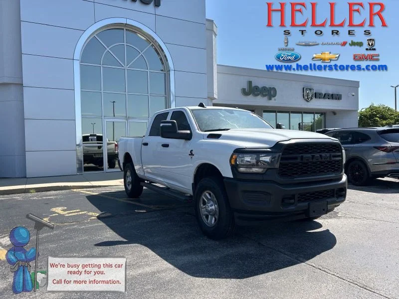 Used 2024 Bright White Clearcoat Ram Tradesman image 1