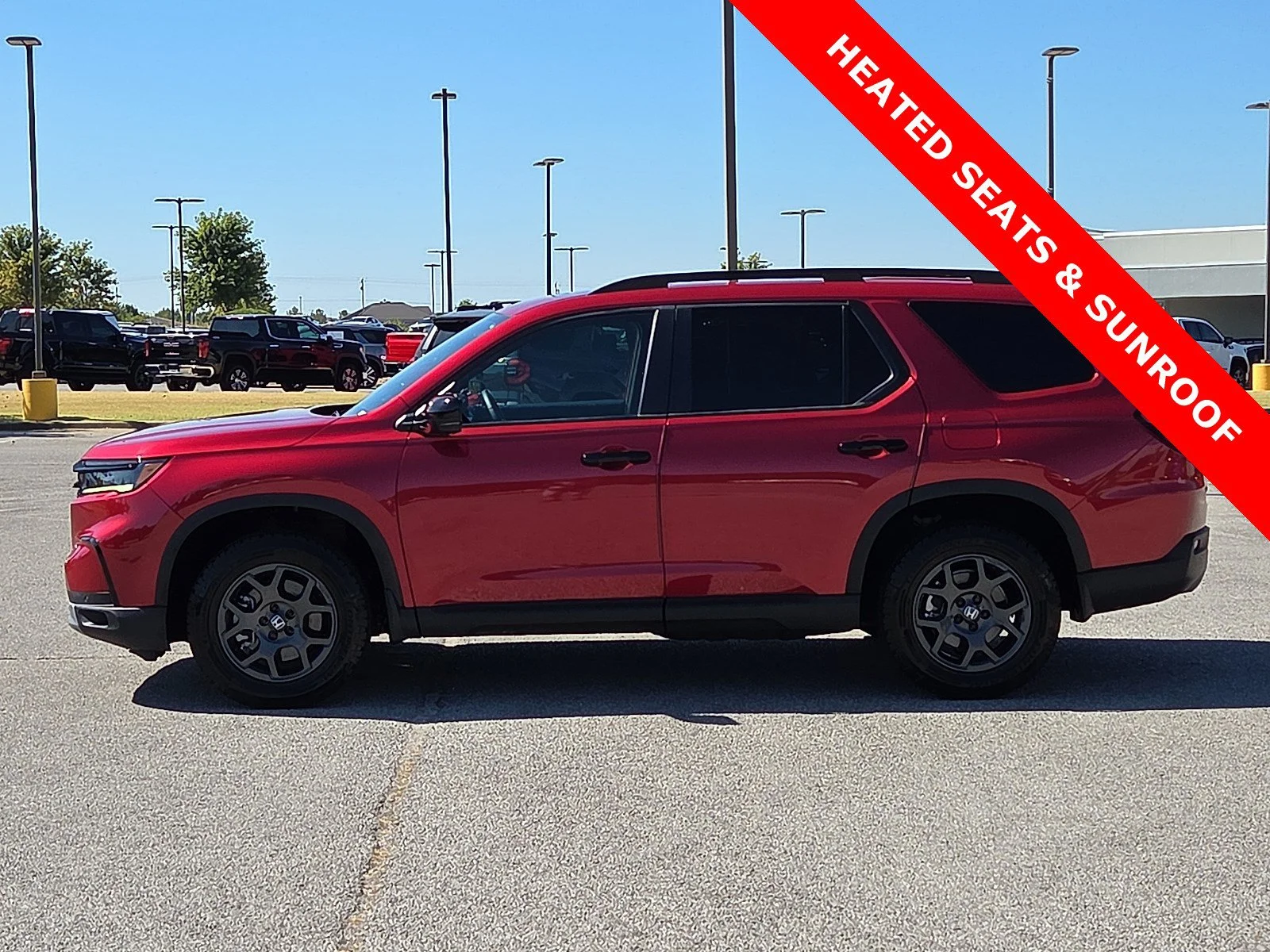 Used 2024 Radiant Red Metallic II Honda TrailSport image 3