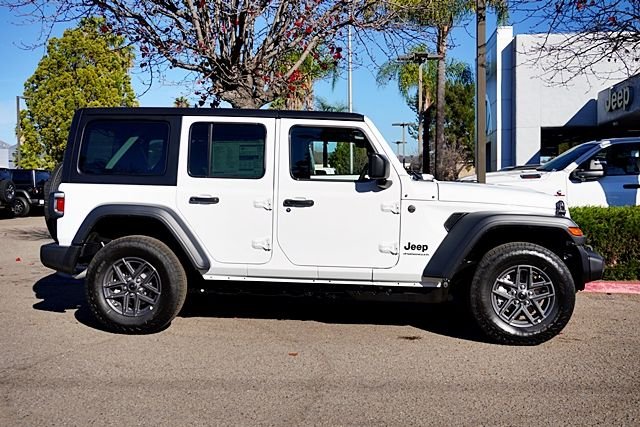 New 2026 Bright White Clear-Coat Exterior Paint Jeep Sport S image 7