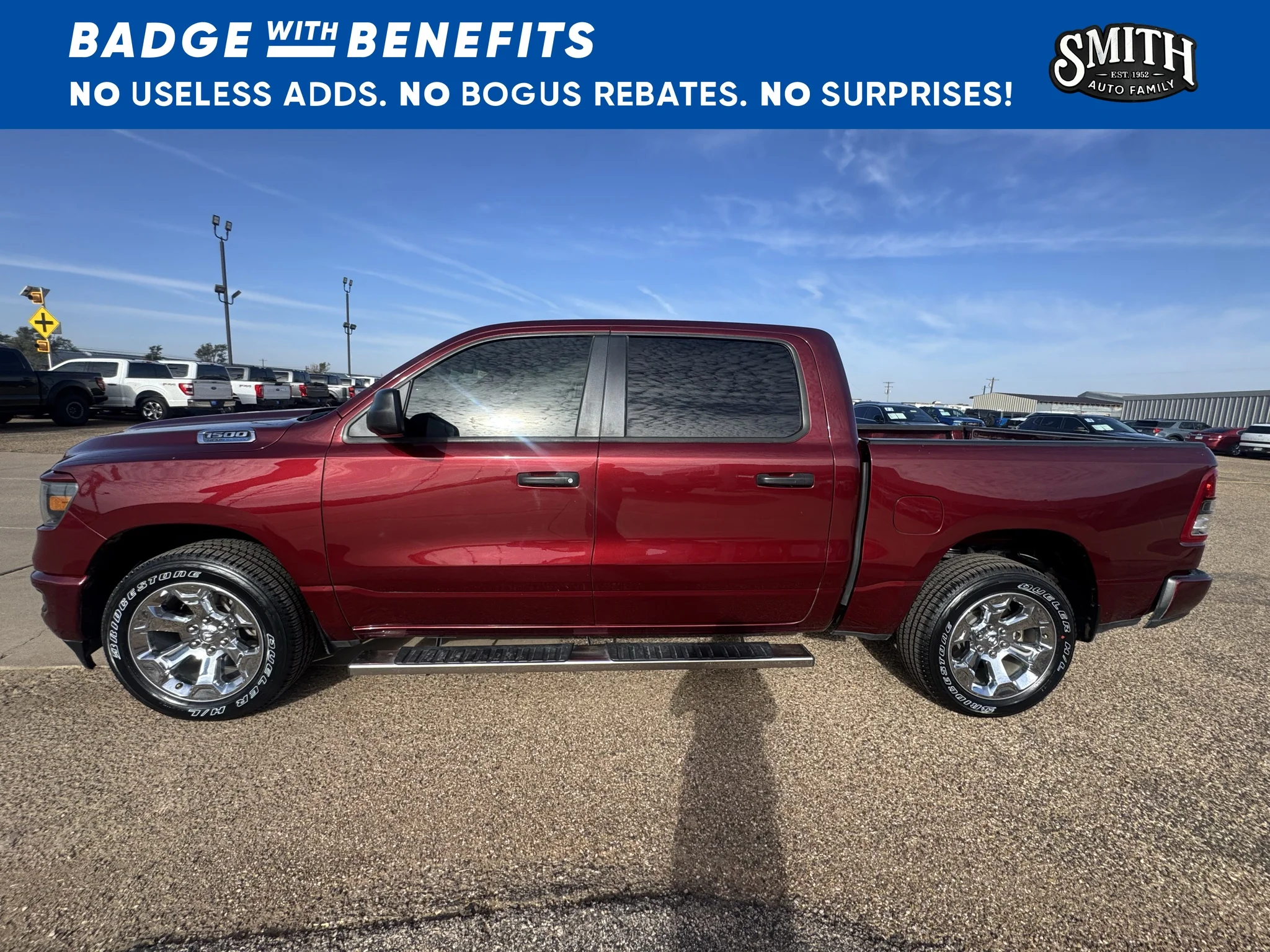 Used 2023 Delmonico Red Pearlcoat Ram Tradesman image 5
