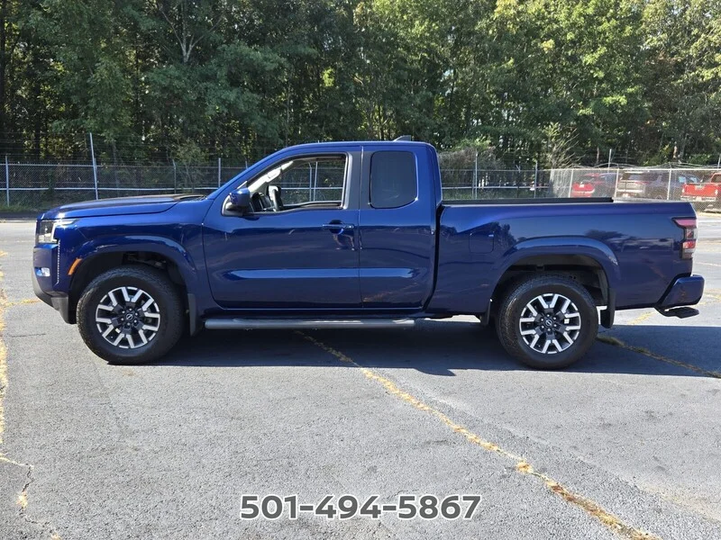 Used 2022 Deep Blue Pearl NISSAN SV image 2