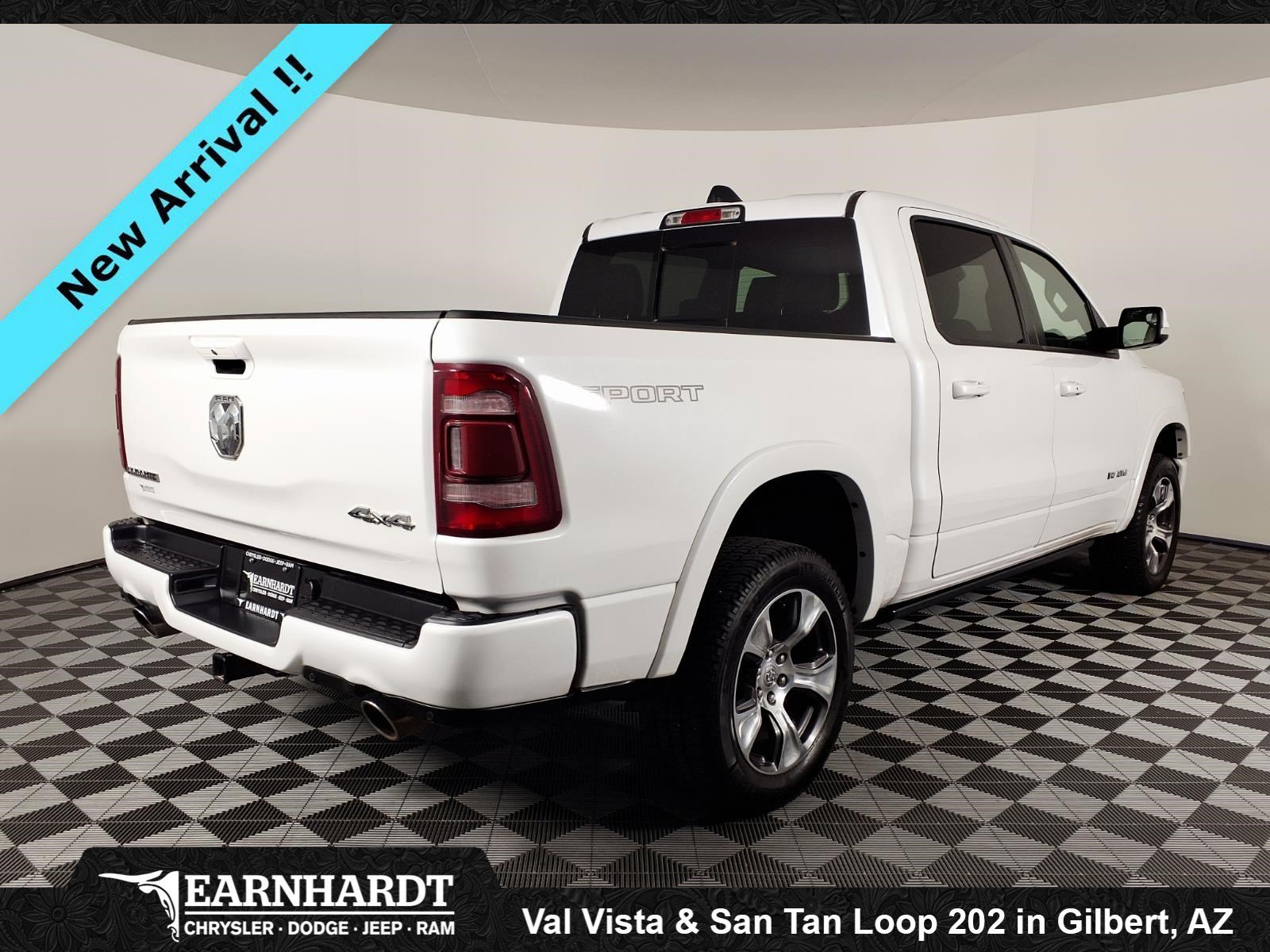 Certified Used 2022 Ivory White Tri-Coat Pearlcoat Ram Laramie image 4