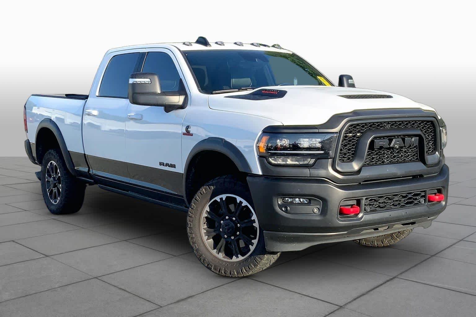 Used 2024 Bright White Clearcoat Ram Rebel image 3