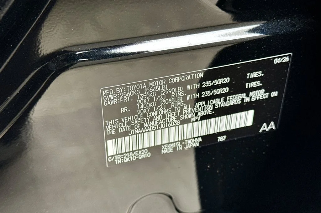 New 2026 Midnight Black Metallic Toyota  XSE image 28