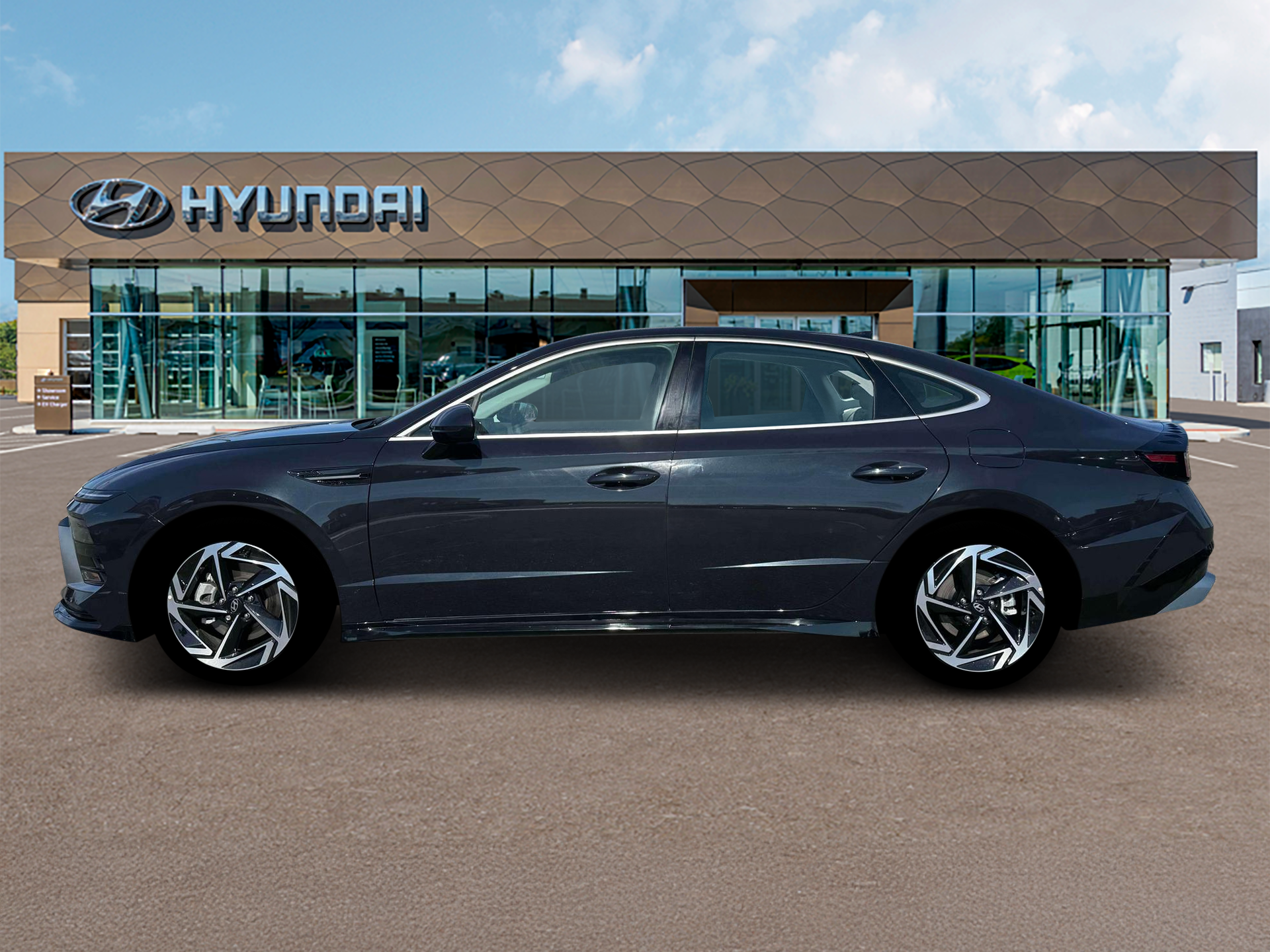 New 2025 Blue Hyundai SEL Convenience image 3