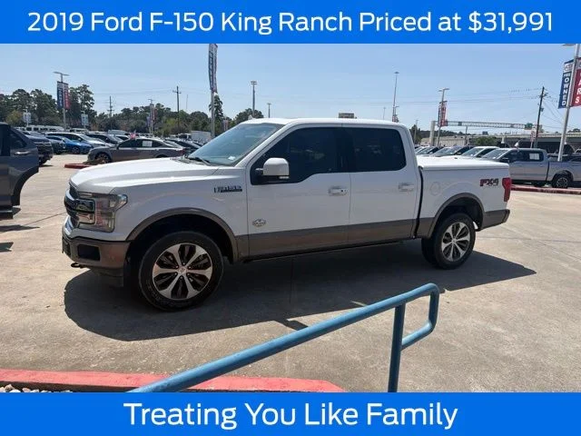 Used 2019 Oxford White Ford King Ranch image 1