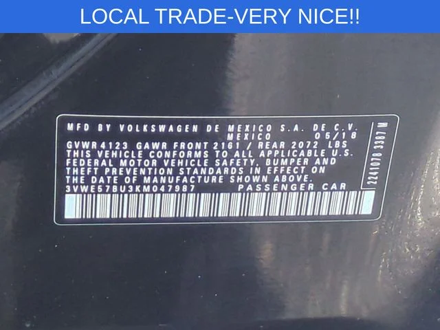 Used 2019 Black Volkswagen SEL image 38