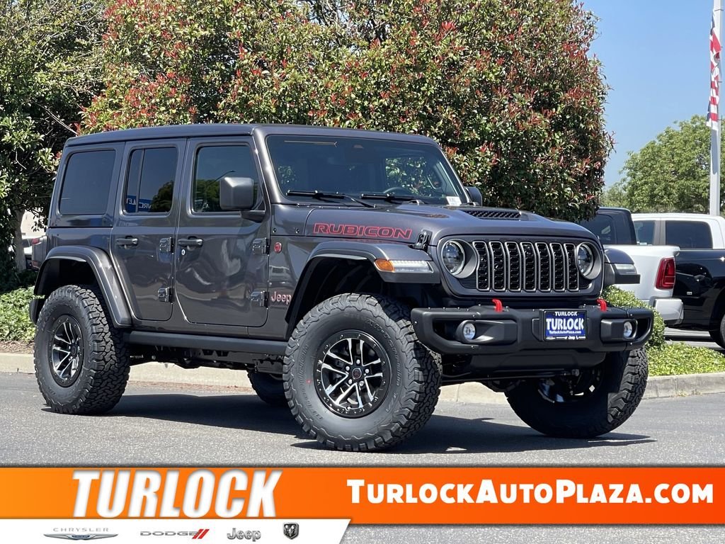 New 2026 Granite Crystal Metallic Clear-Coat Exterior Paint Jeep Rubicon X image 1