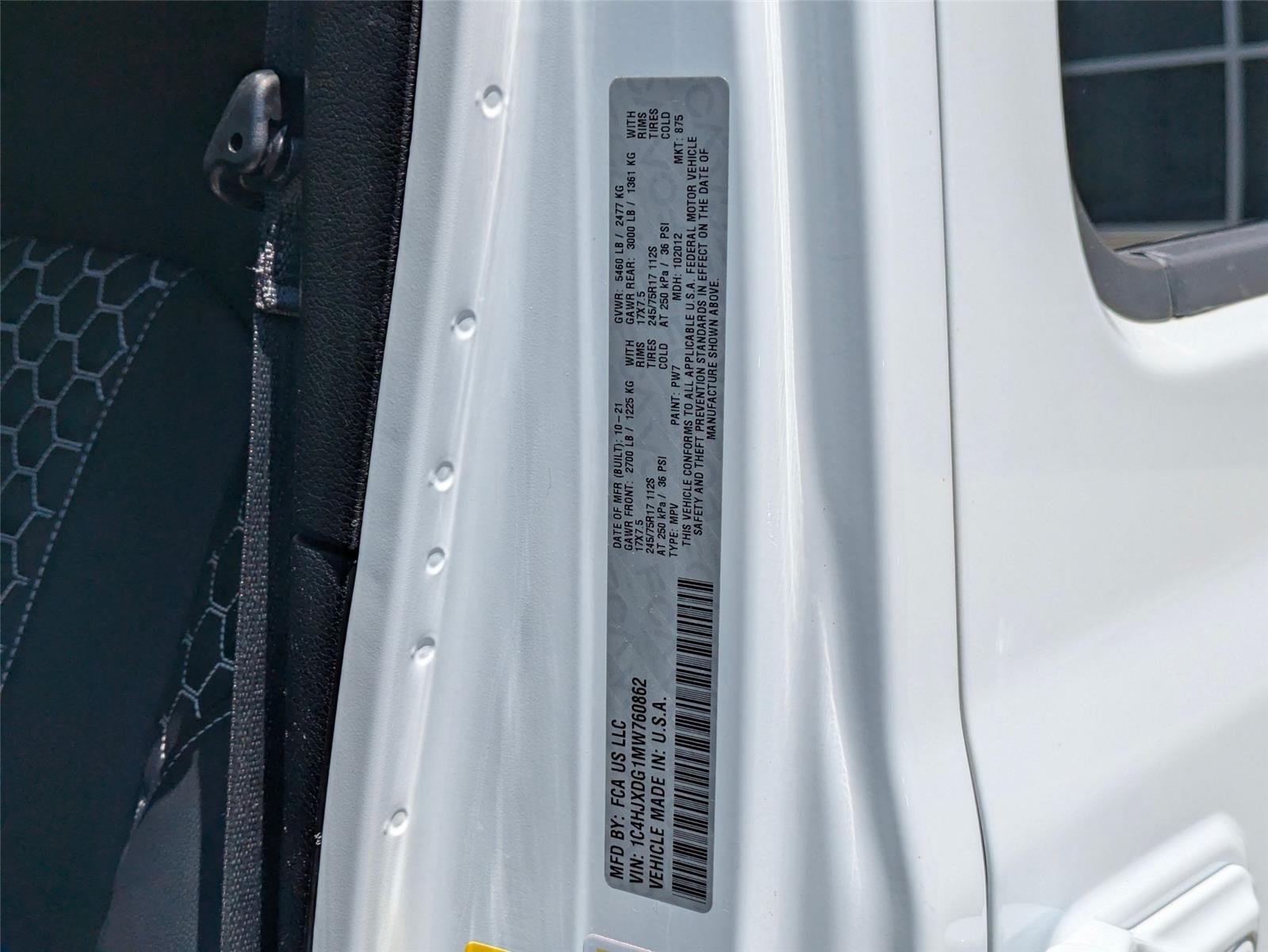 Used 2021 Bright White Clearcoat Jeep Unlimited Sport S image 34