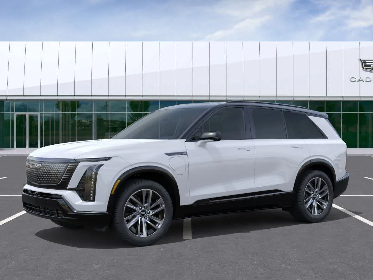 New 2027 Vibrant White Tricoat Cadillac Sport image 2