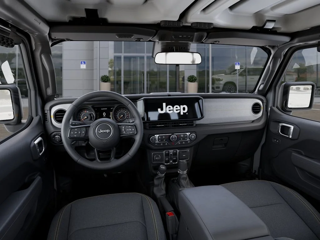 New 2026 Bright White Clear-Coat Exterior Paint Jeep Sport S image 14