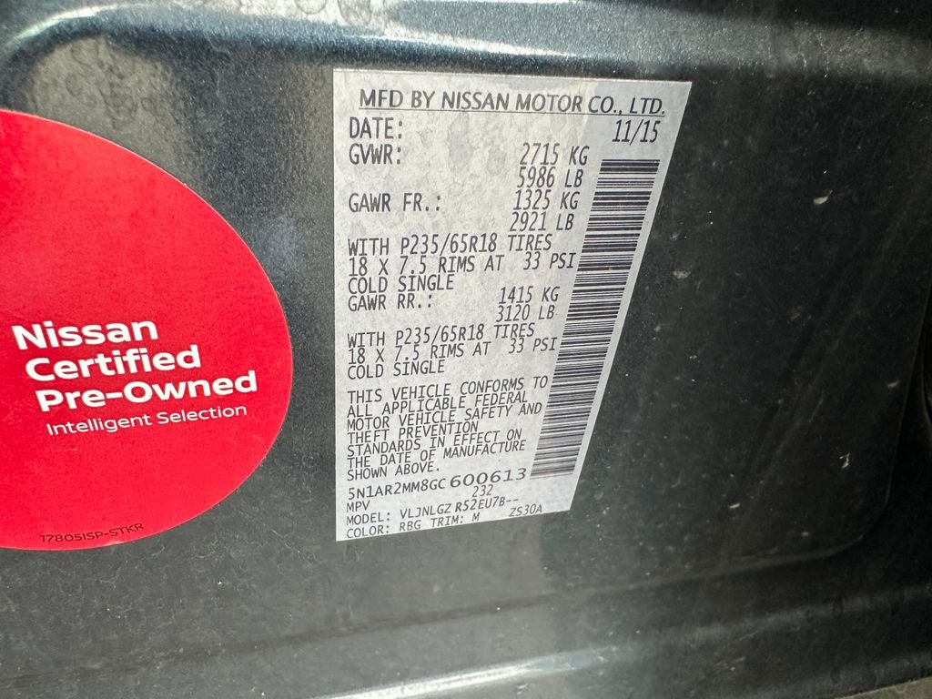 Used 2016 Blue Nissan SL image 11