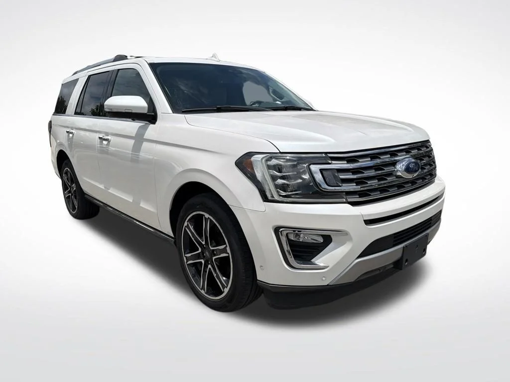 Used 2019 White Platinum Clearcoat Metallic Ford Limited image 3