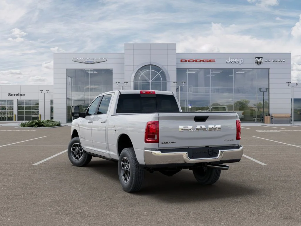 New 2025 Bright White Clear-Coat Exterior Paint RAM Laramie image 3