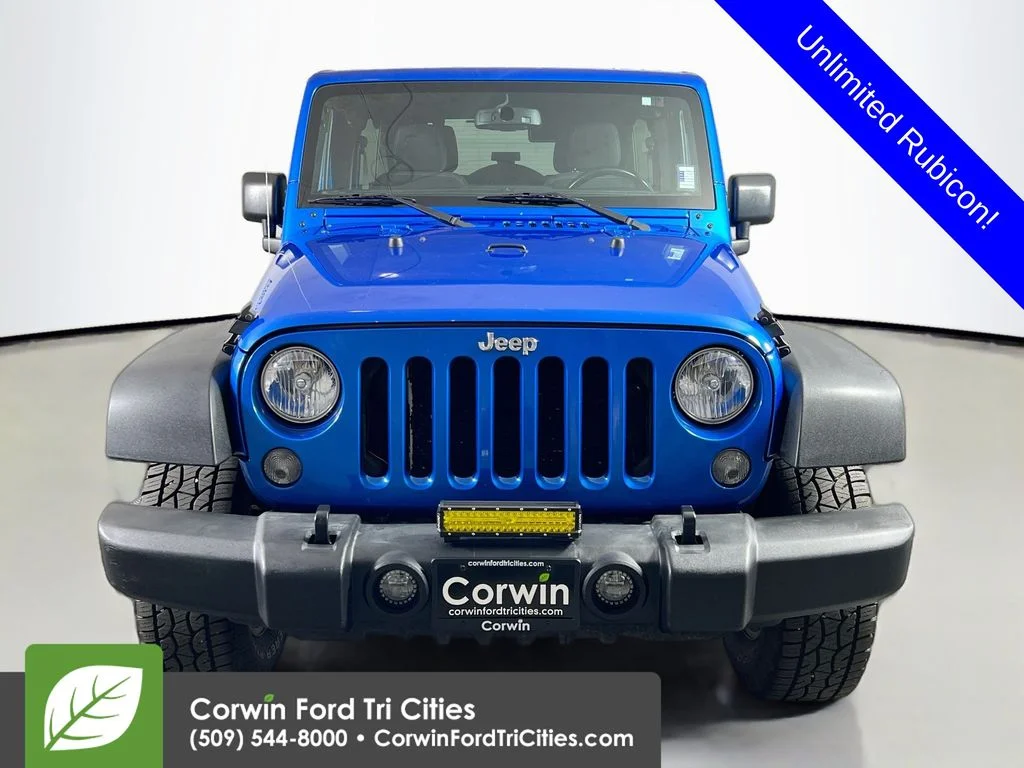 Used 2016 Blue Jeep Unlimited Rubicon image 4