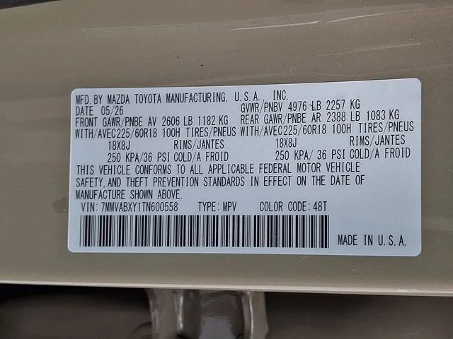 New 2026 Beige/tan Mazda 2.5 Turbo Meridian Edition image 18
