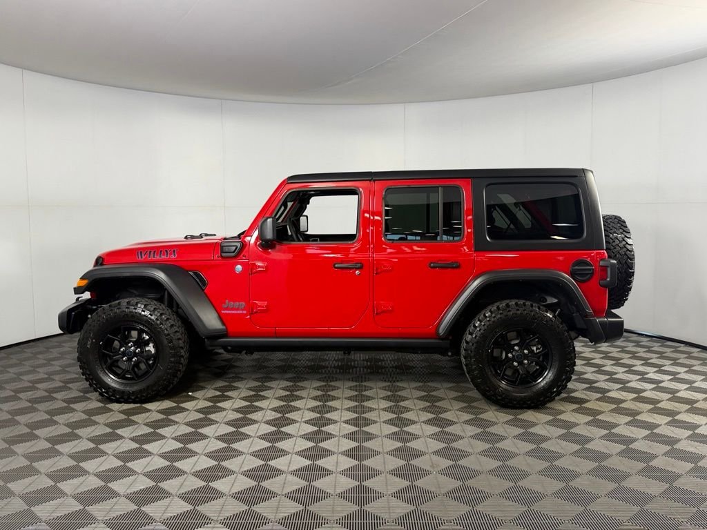 Certified Used 2025 Red Jeep Willys 4xe image 10