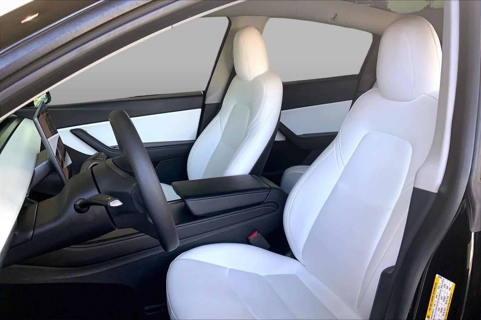 Used 2021 Solid Black Tesla Performance image 7