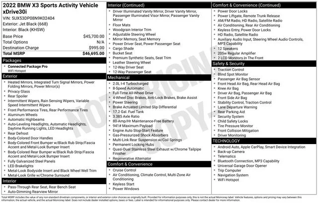 2022 BMW X3 30i - Photo 21