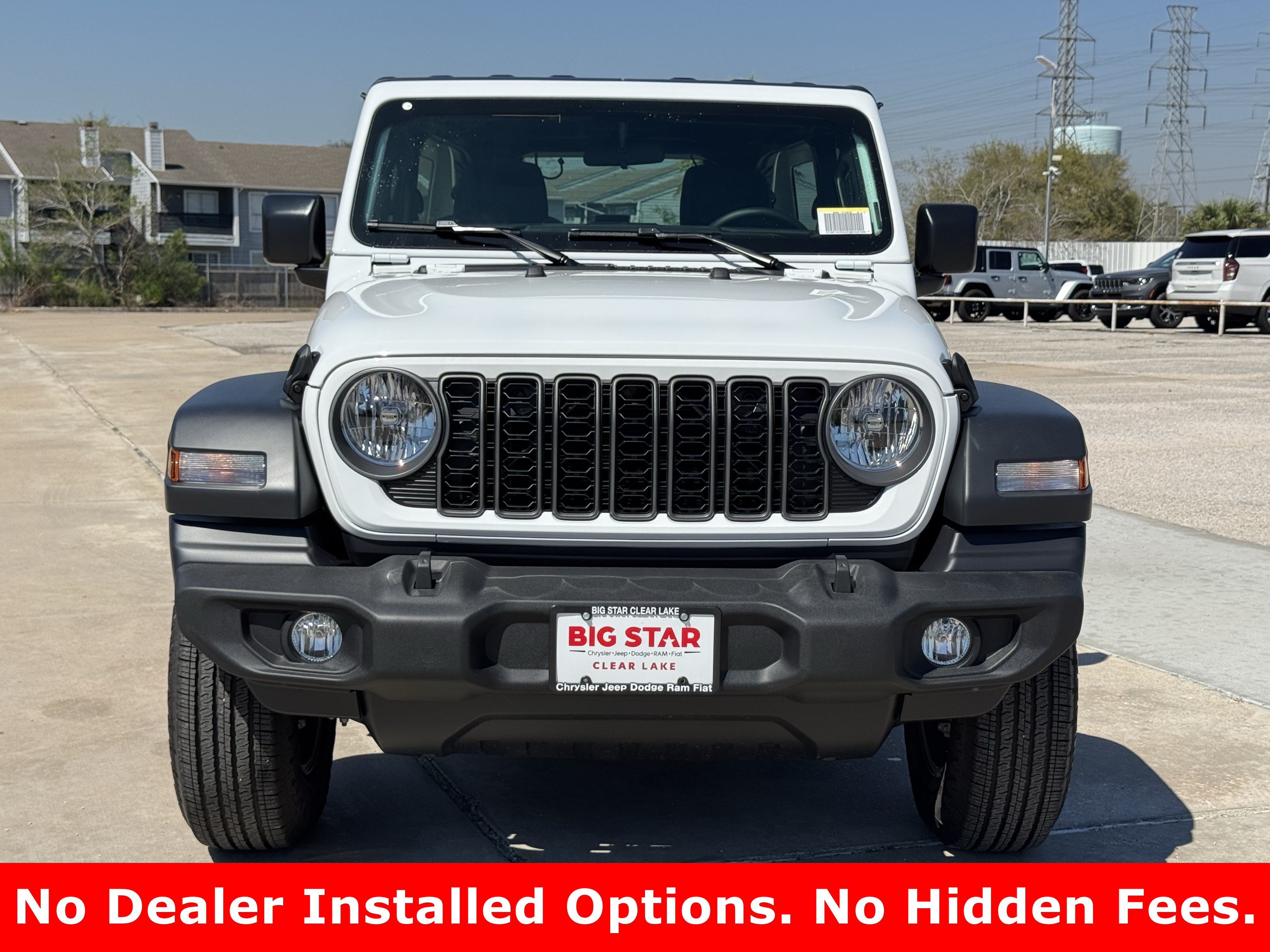 New 2026 Bright White Clear-Coat Exterior Paint Jeep Sport image 3