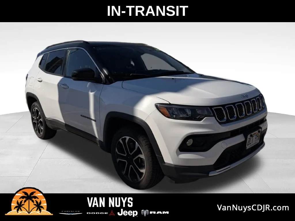 Used 2024 Bright White Clearcoat Jeep Limited image 1