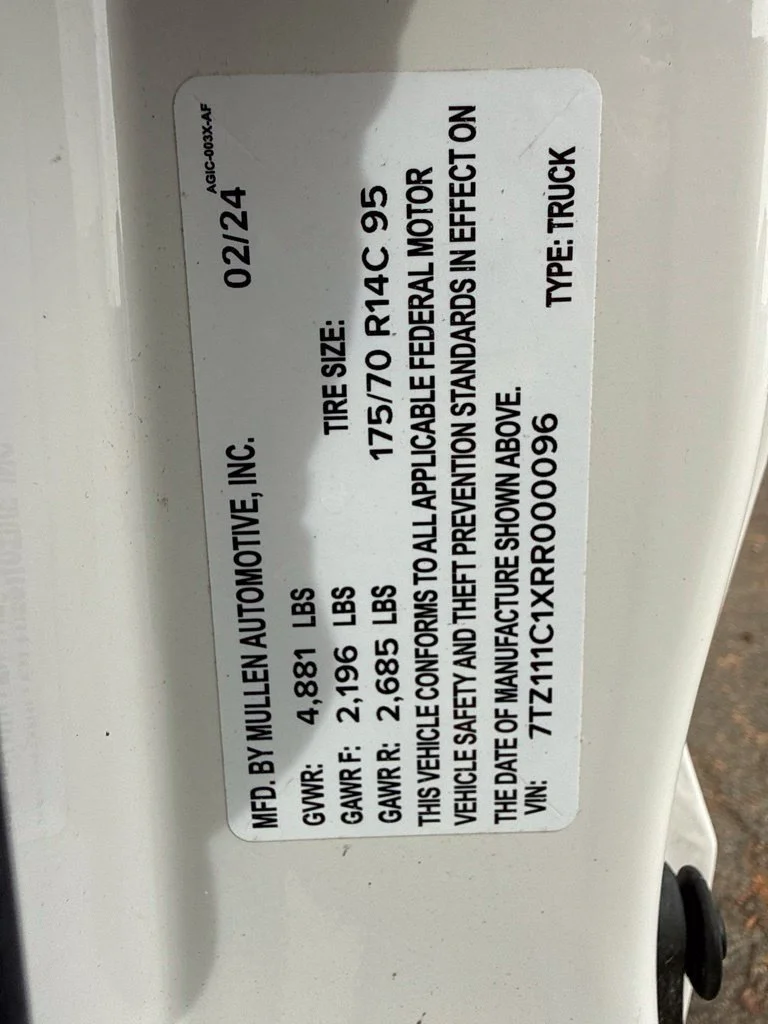 Used 2024 White MULLEN  image 22