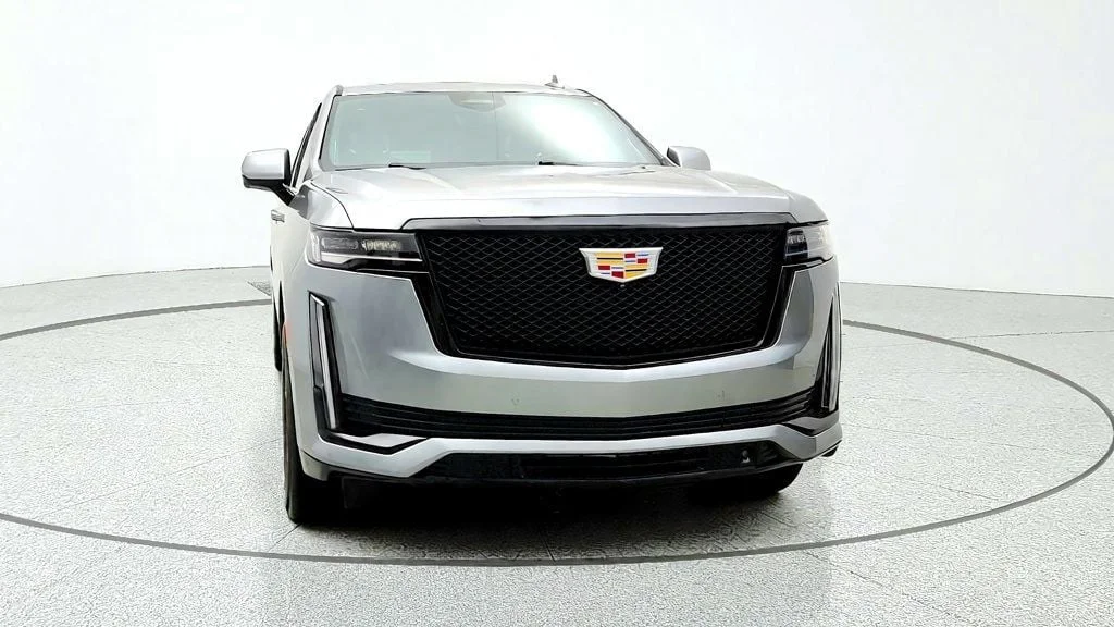 Used 2023 Galactic Gray Metallic Cadillac 4WD 4dr Sport Platinum w/ Brake Kit, Super Cruise & Night Vision image 2