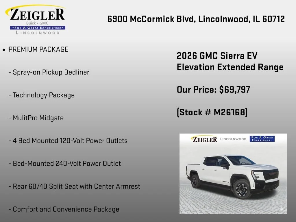New 2026 Summit White GMC Elevation Extended Range image 6