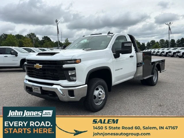 New 2026 Summit White Chevrolet Work Truck image 1