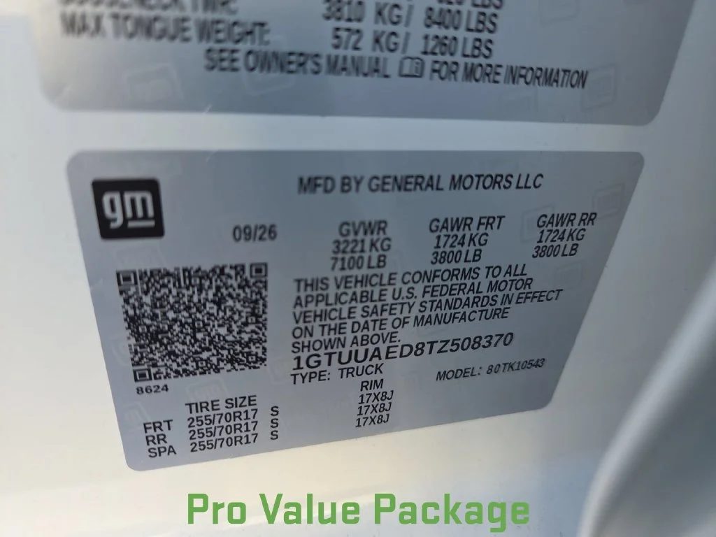 New 2026 White GMC Pro image 23