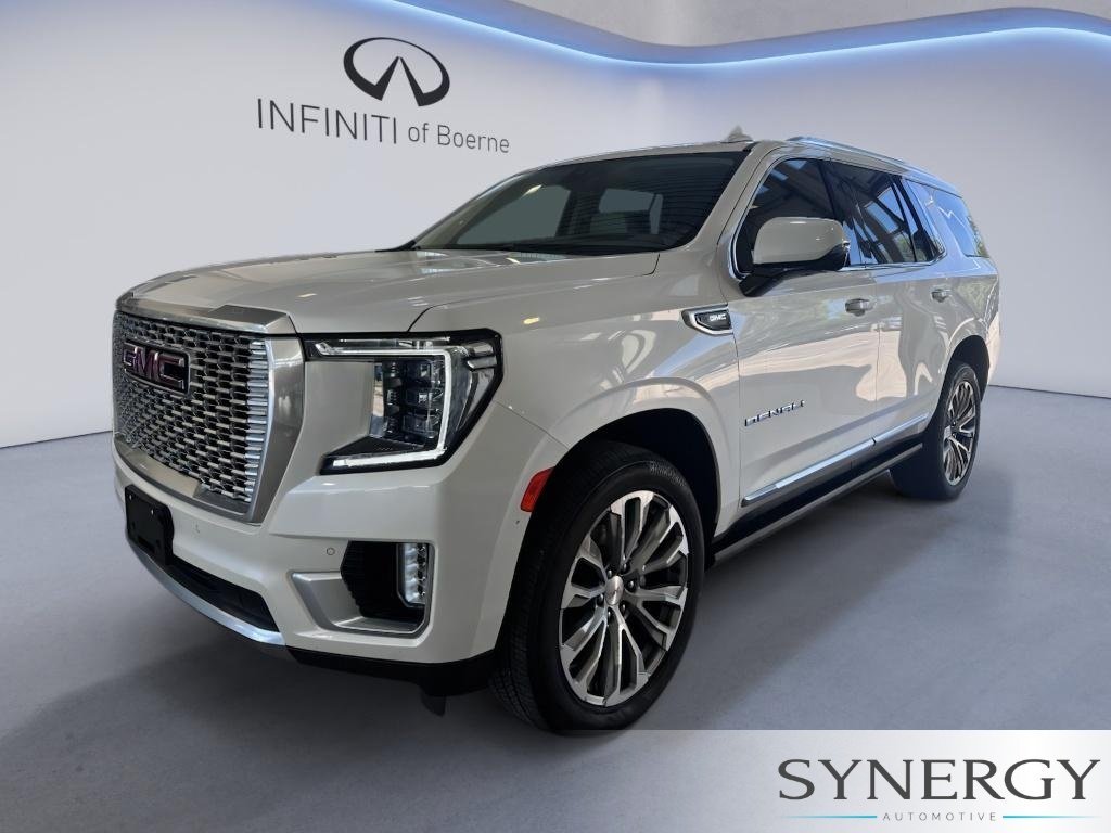 Used 2021 White Frost Tricoat GMC Denali image 1