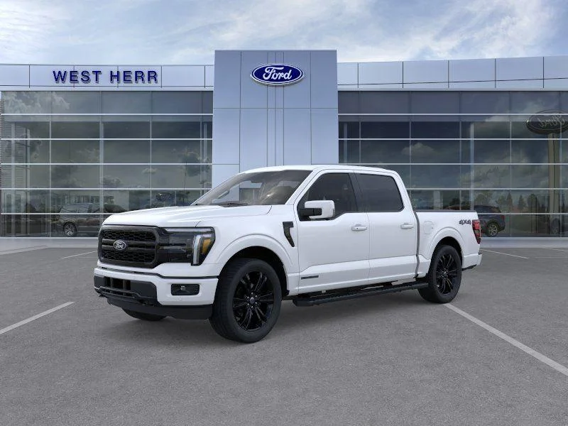 New 2026 Star White Metallic Tri-Coat Ford Lariat® image 2