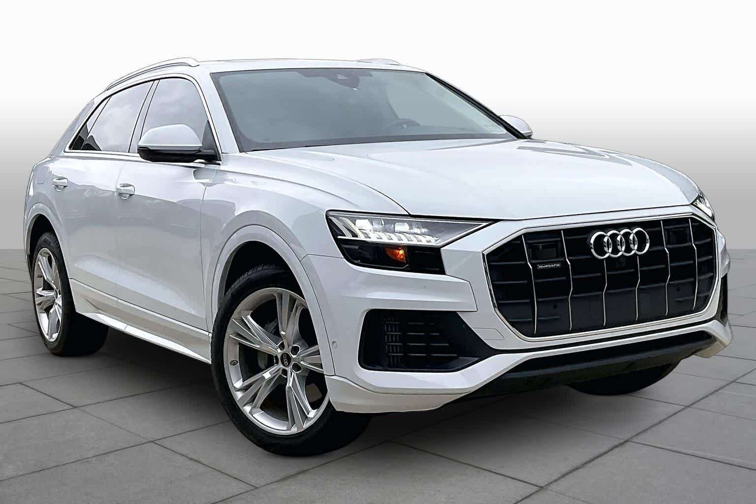 Used 2023 Glacier White Metallic Audi Premium Plus image 3