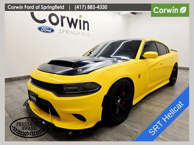 Used 2017 Yellow Dodge SRT Hellcat image 1