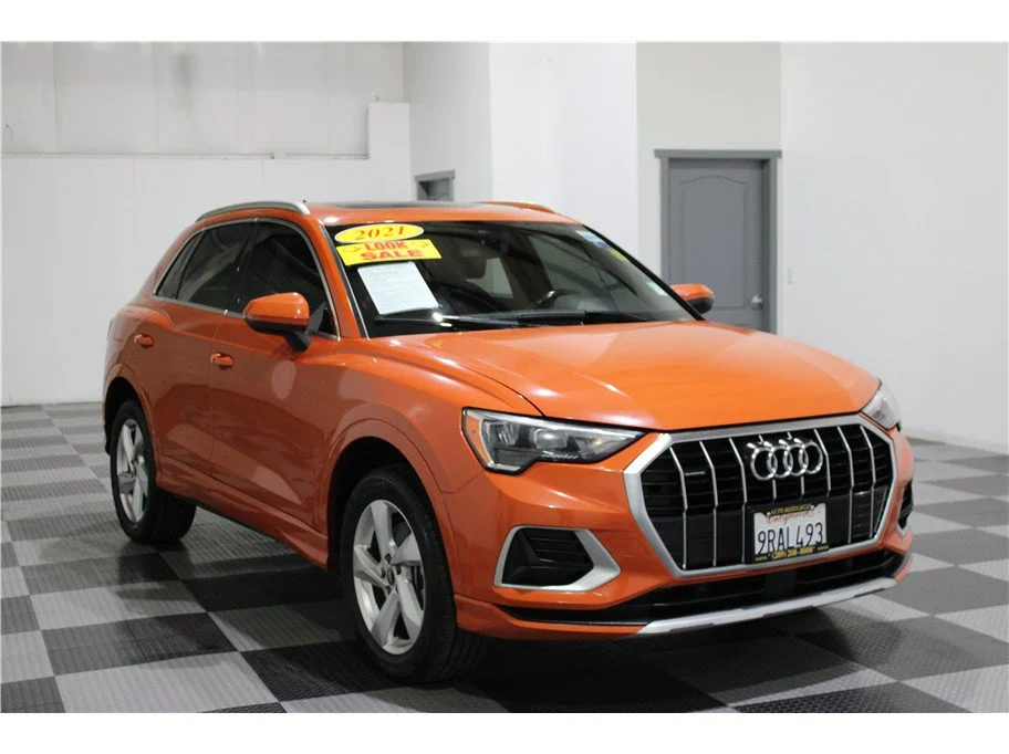 Used 2021 Orange Audi Premium image 3
