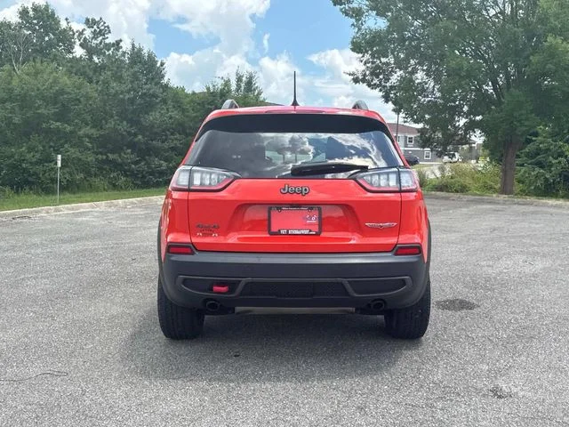 Used 2021 Orange Jeep Trailhawk image 6