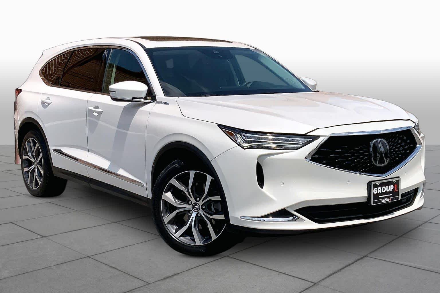 Used 2024 Platinum White Pearl Acura SH-AWD TECH image 3