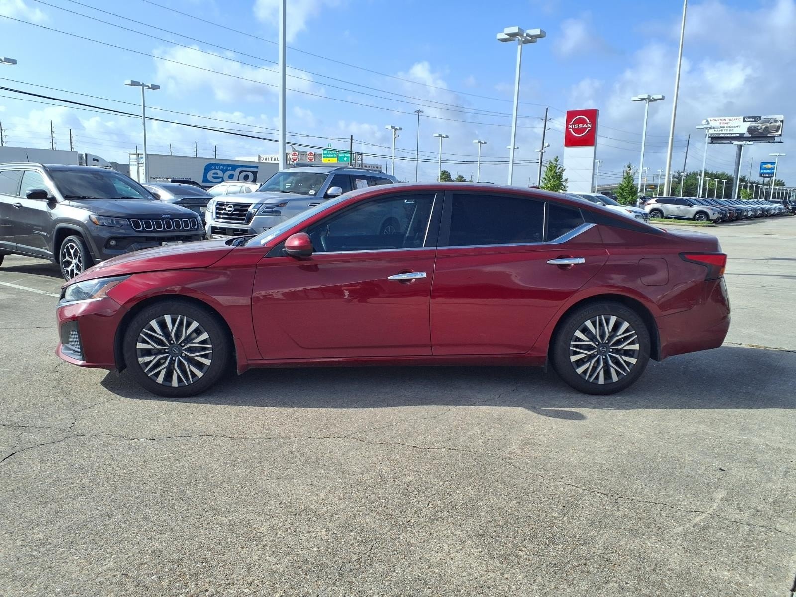 2023 Nissan Altima 2.5 SV Red at Robbins Nissan