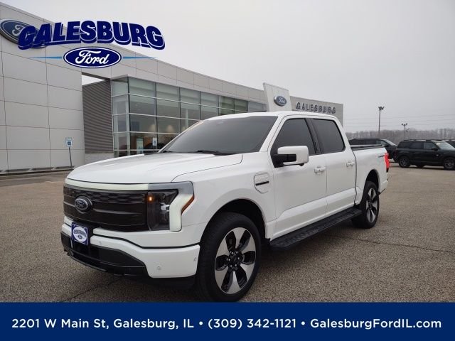 Used 2022 Ford F-150 Lightning Platinum with VIN 1FT6W1EV6NWG07267 for sale in Galesburg, IL