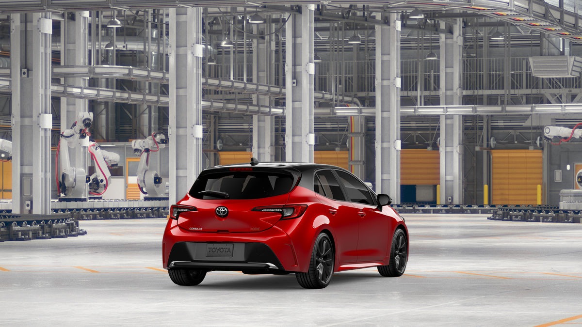 New 2027 Finish Line Red with Black roof Toyota XSE image 9