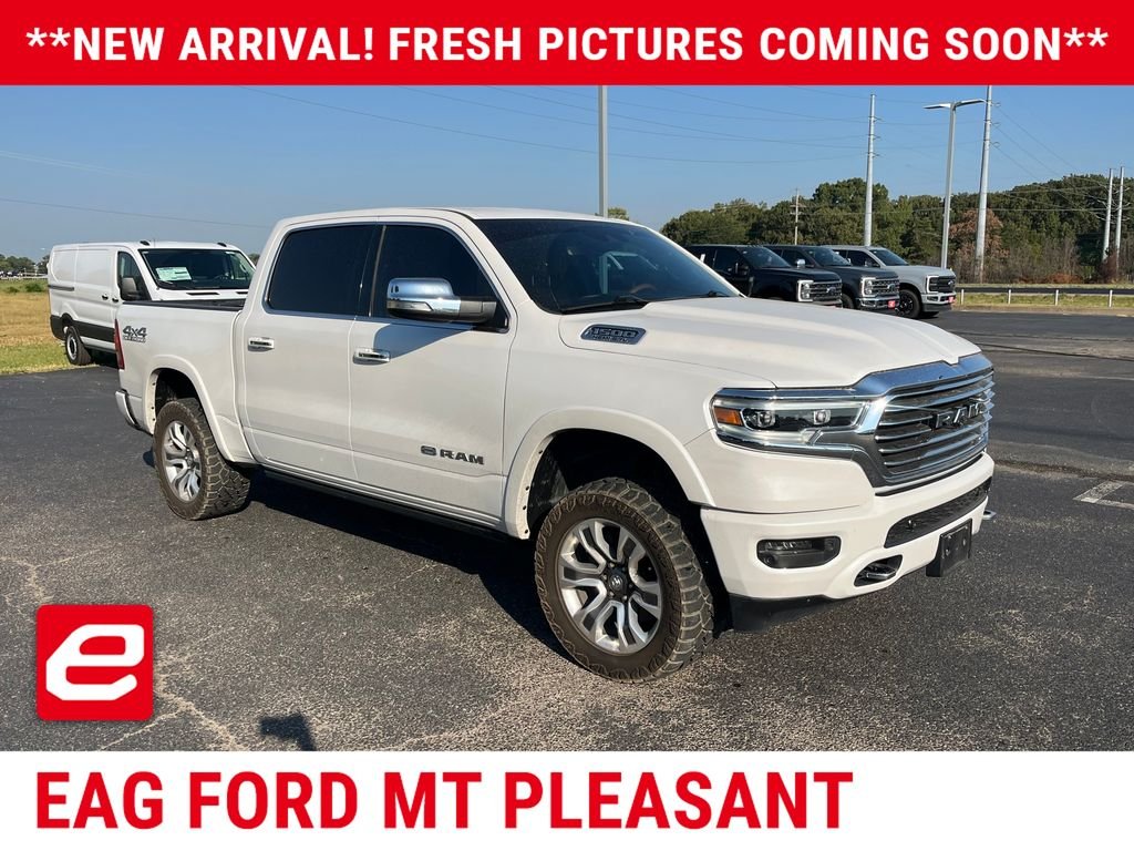 Used 2020 Ivory White Ram Laramie Longhorn image 1
