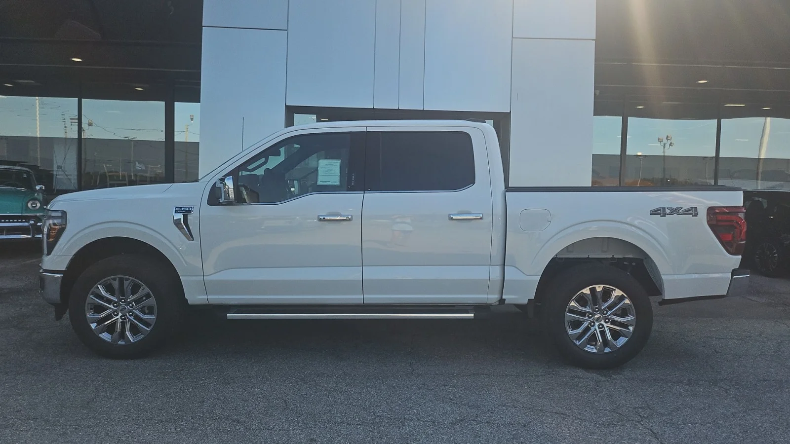 New 2026 Star White Metallic Tri-Coat Ford Lariat 4WD image 2
