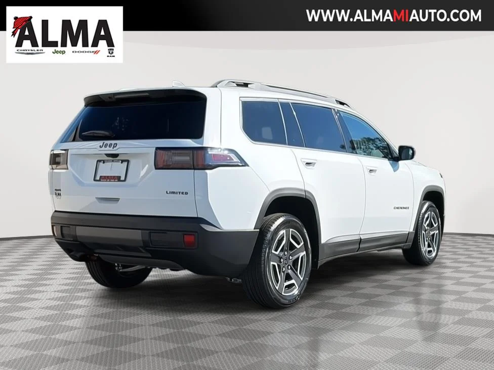 New 2026 Bright White Clearcoat Jeep Limited image 3