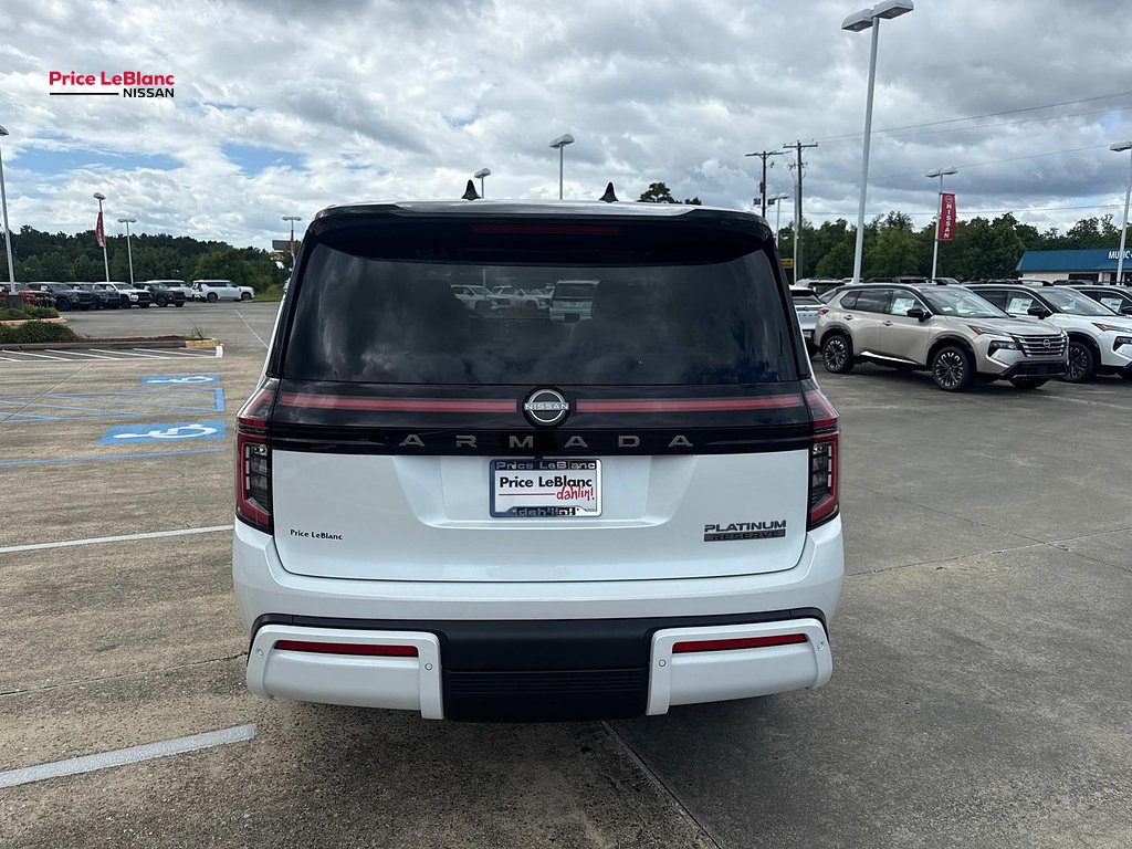 New 2026 Everest White TriCoat / Super Black Two-tone Nissan Platinum Reserve image 6