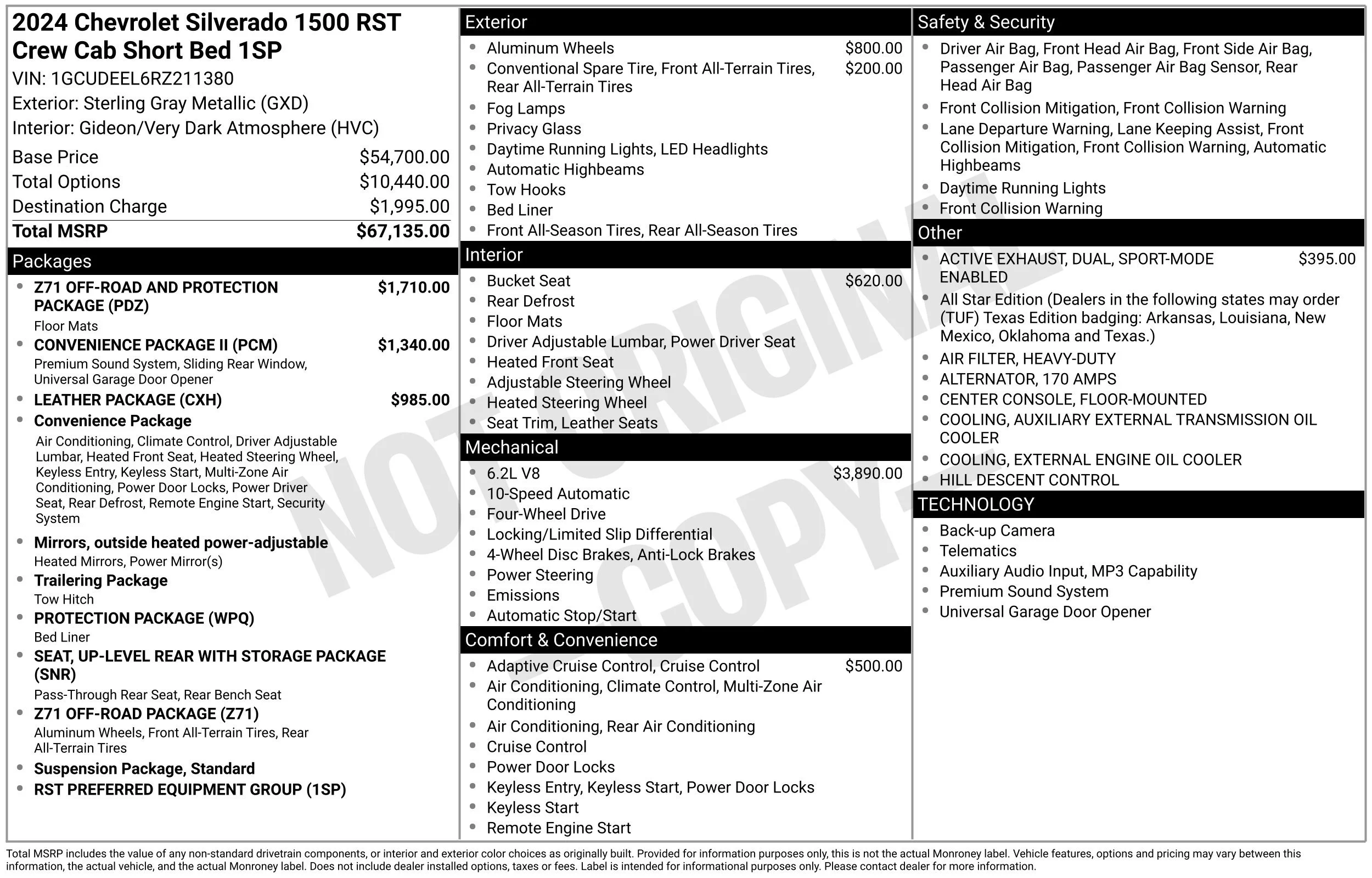 Used 2024 Sterling Gray Metallic Chevrolet RST image 43